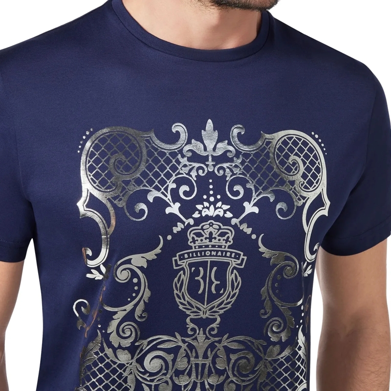 BILLIONAIRE T-Shirt T-Shirt Baroque blau(Image 4)