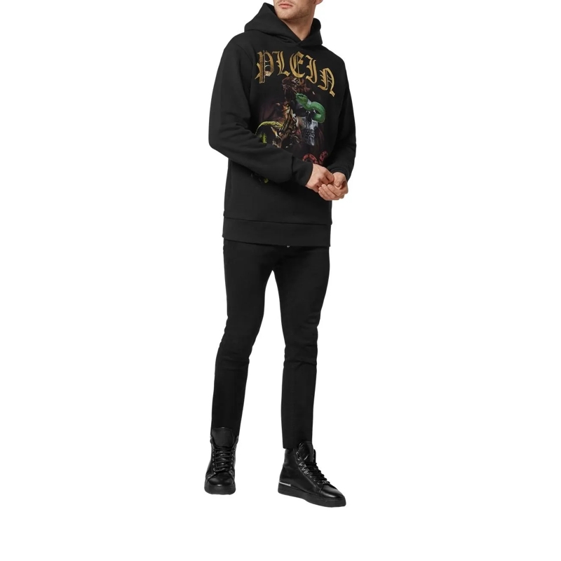 Philipp Plein Sweatshirt Hoodie schwarz(Image 3)