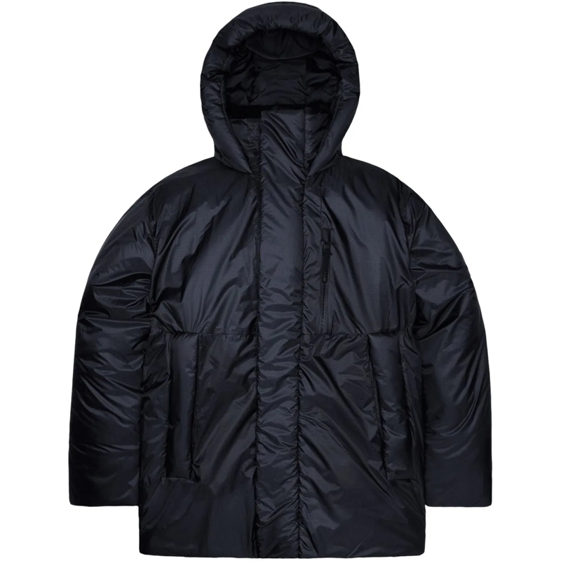 Rains Daunenjacke Giacca Torna Insulated Long Navy mehrfarbig