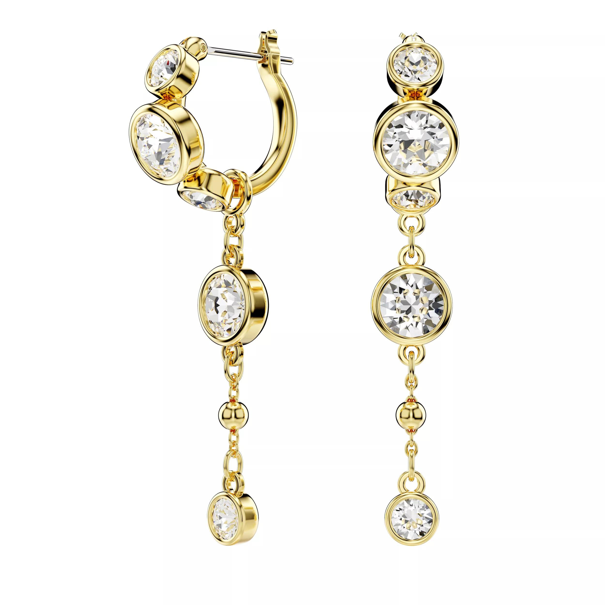 Swarovski Ohrringe - Imber drop earrings, Round cut, Mixed metal finish - Gr. unisize - in Weiß - für Damen