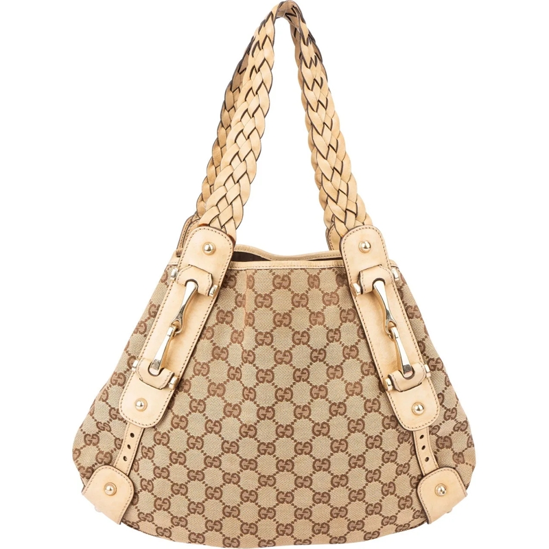 Gucci Tote Gucci GG Monogram Pelham Handbag braun