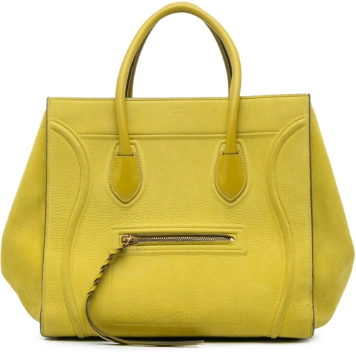 Celine Tote 2014 Medium Leather Phantom Luggage Tote gelb