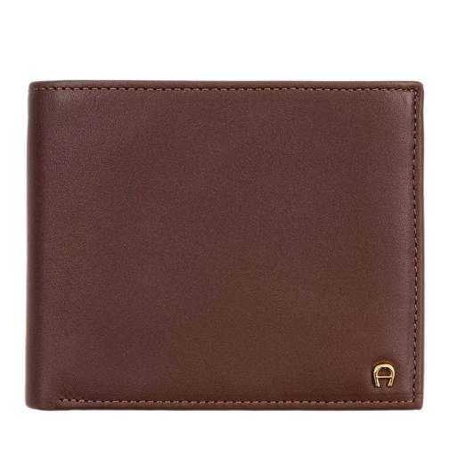 AIGNER Basics Wallet Cognac Tri-Fold Portemonnaie