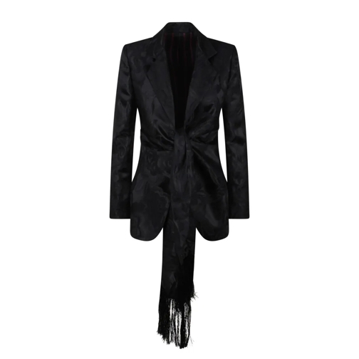 Etro Blazer Foulard Jacquard Jacket Black