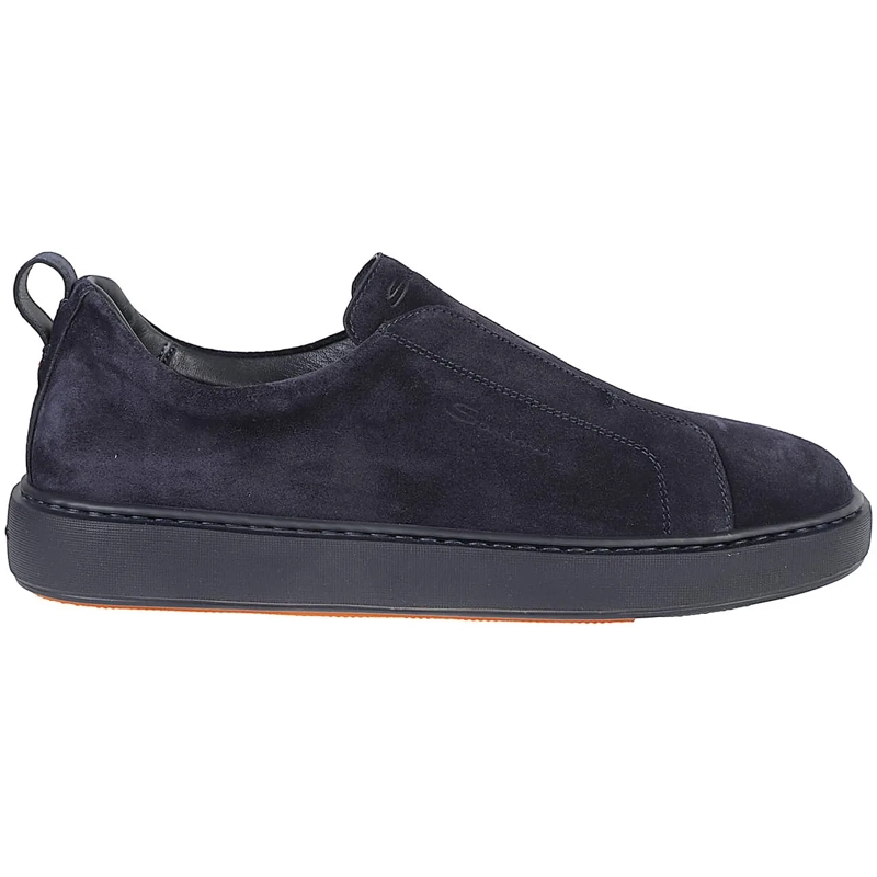 Santoni Low-Top-Sneaker Victory 17 Slip On Sneakers Blue blau