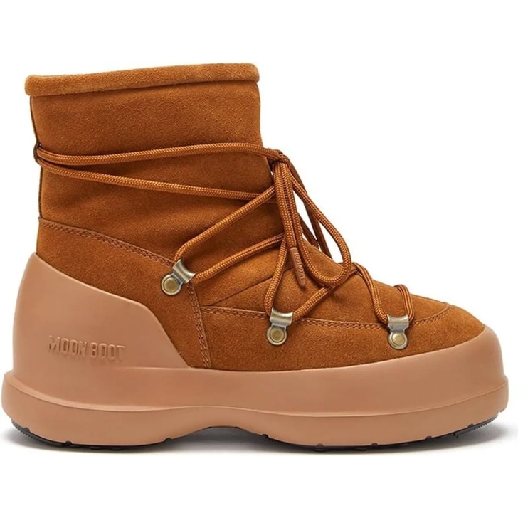 スニーカー MOON BOOT Park Soft Suede Sneakers Cognac Moonboot Mb Park Soft Suede Cognac | Slip-On Sneakers