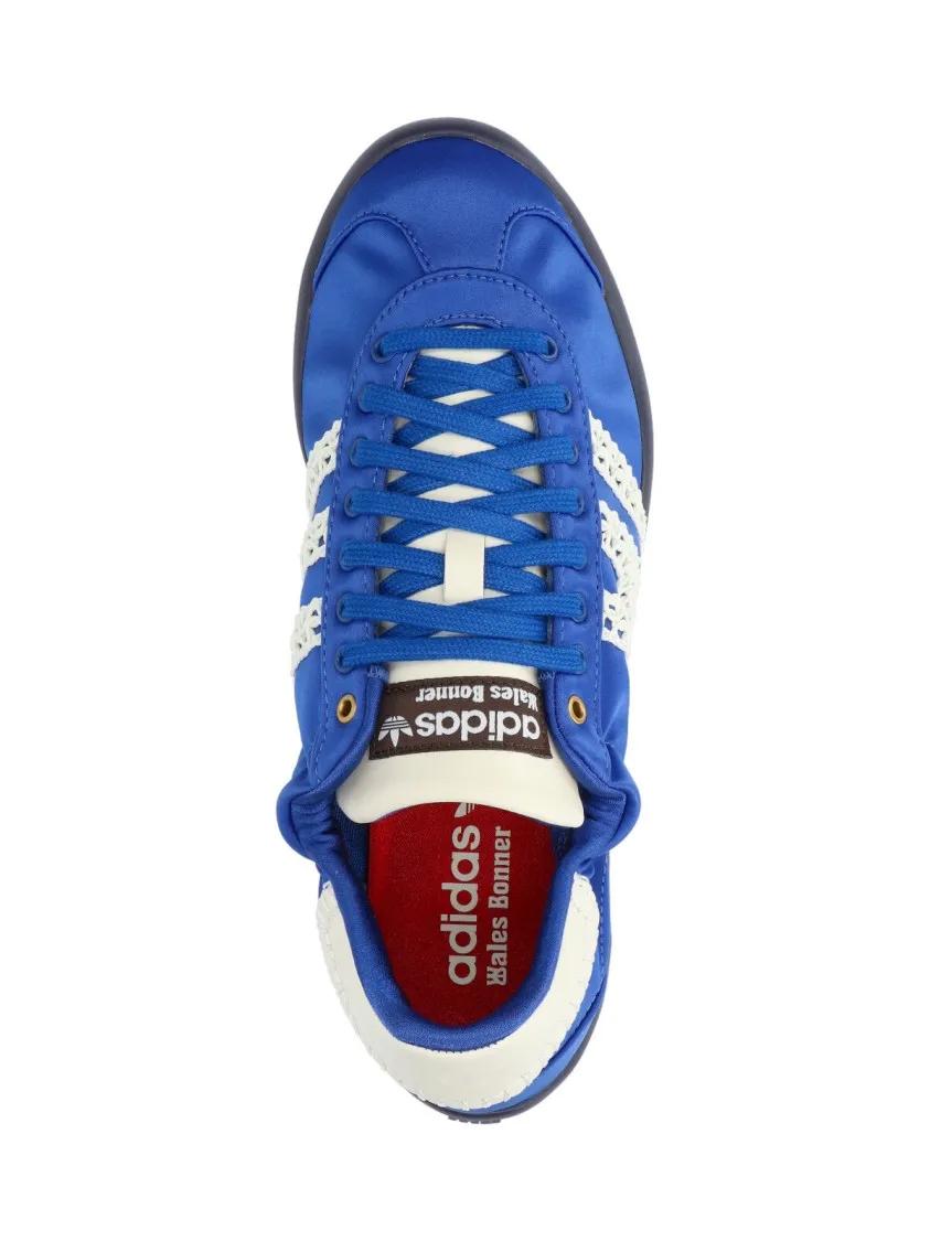 Thumbnail - ADIDAS X WALES BONNER Low-Top Sneaker - "Kalintha" Sneakers, In Blue Fabric, Round Toe - Gr. 6_5 - in Blau - für Damen