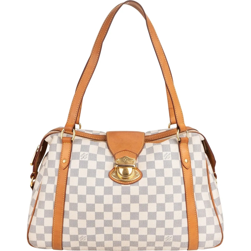 Louis Vuitton Tote Louis Vuitton Damier Azur Monogram Stresa PM Shoul weiß