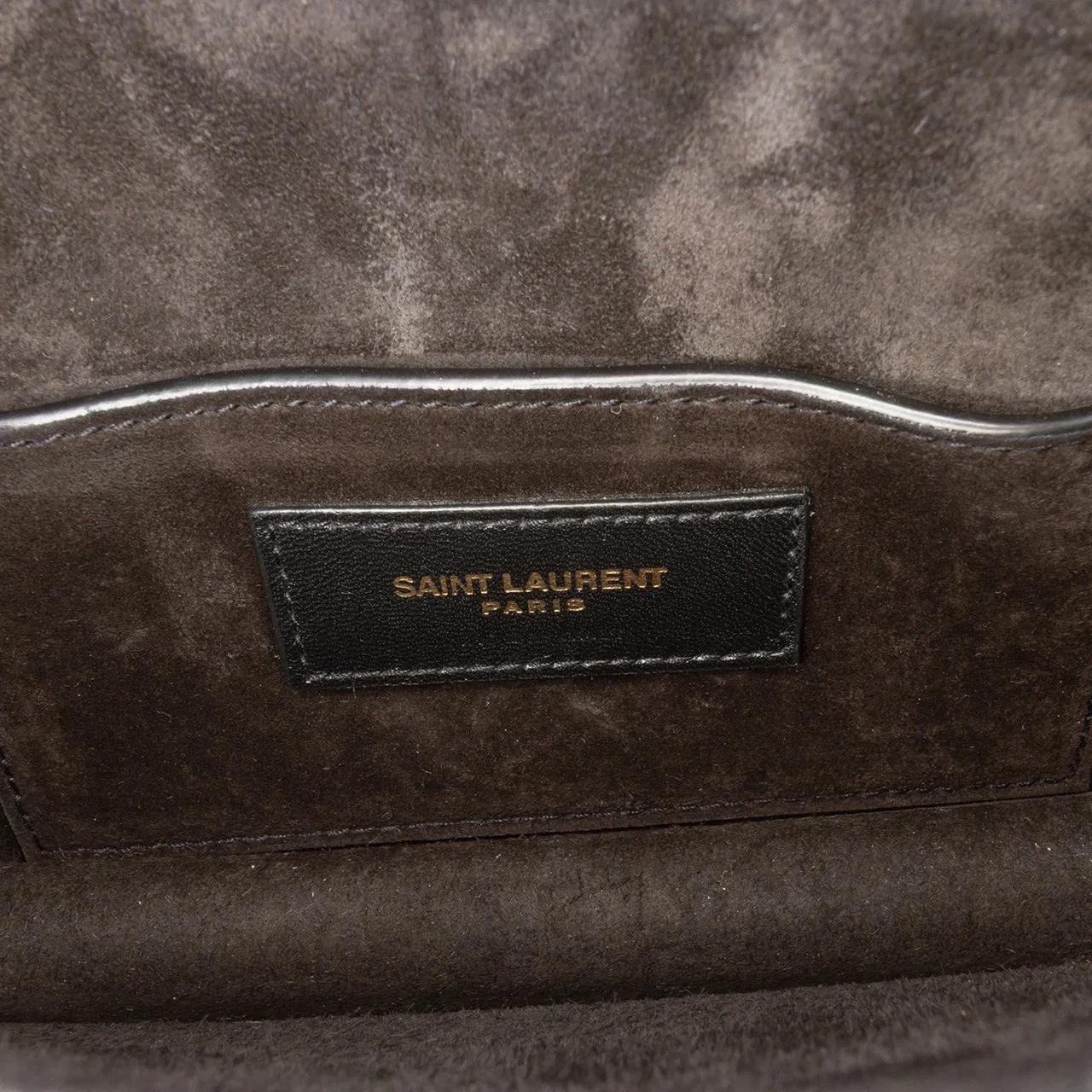 Thumbnail - Saint Laurent Hobo Bags - Small Metallic Calfskin Monogram Sunset Crossbody - Gr. unisize - in Gold - für Damen