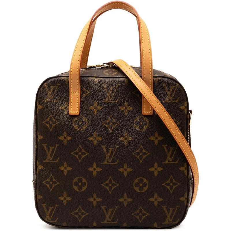 Louis Vuitton Schultertasche Monogram Spontini braun