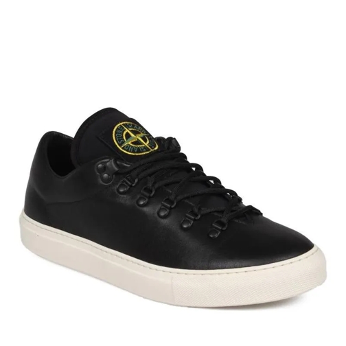 Stone Island Low-Top Sneaker Leather Sneakers Black