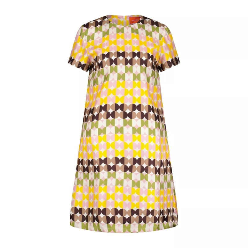 LaDoubleJ Mini-jurk Seidenkleid Mini Swing 47701884895578 Multicolor