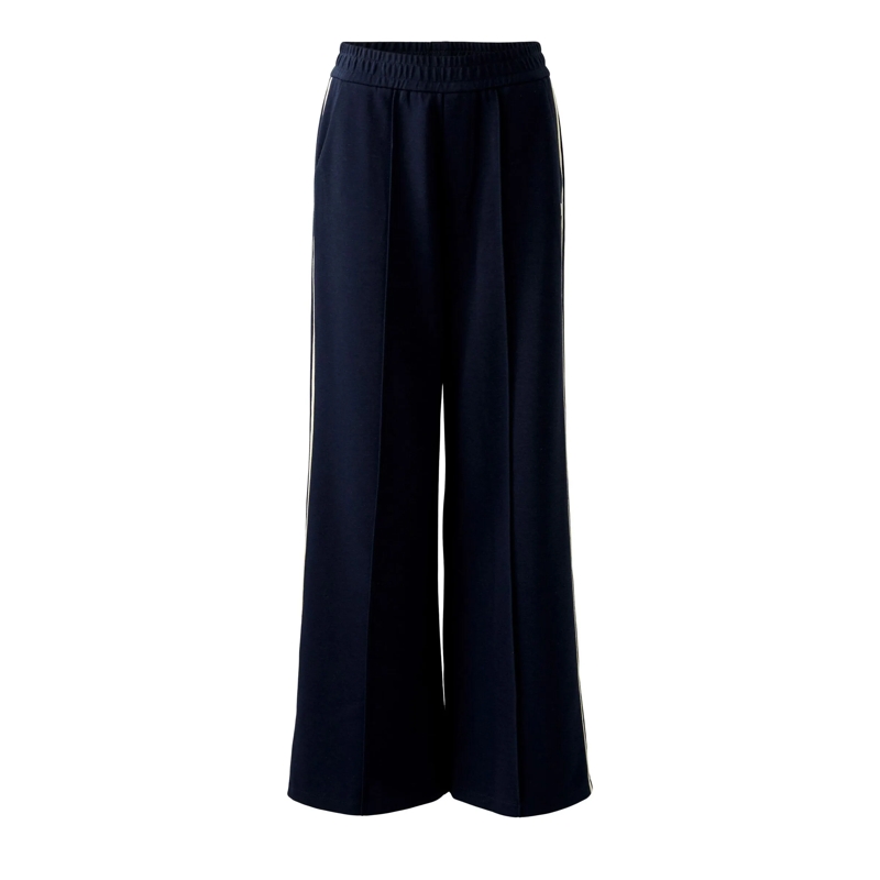 Oui Hose Schlupfhose dunkel-blau
