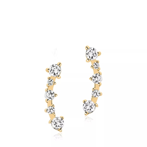 Sif Jakobs Jewellery Princess Earrings 18K Yellow Gold Plated Oorsteker
