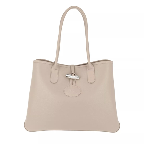 Longchamp Roseau Shopping Bag Leather Clay Shopper