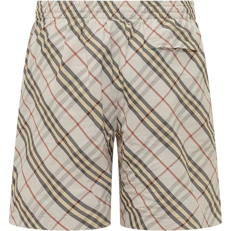Burberry Shorts Shorts con Motivo Check beige(Image 2)