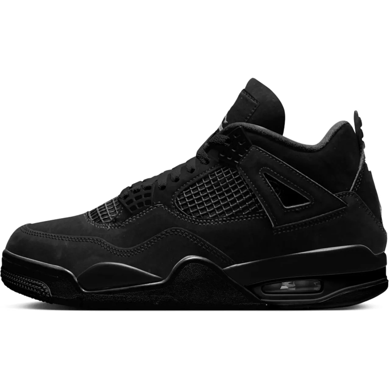 Nike Low-Top-Sneaker Air Jordan 4 Retro Black Cat (2025) mehrfarbig