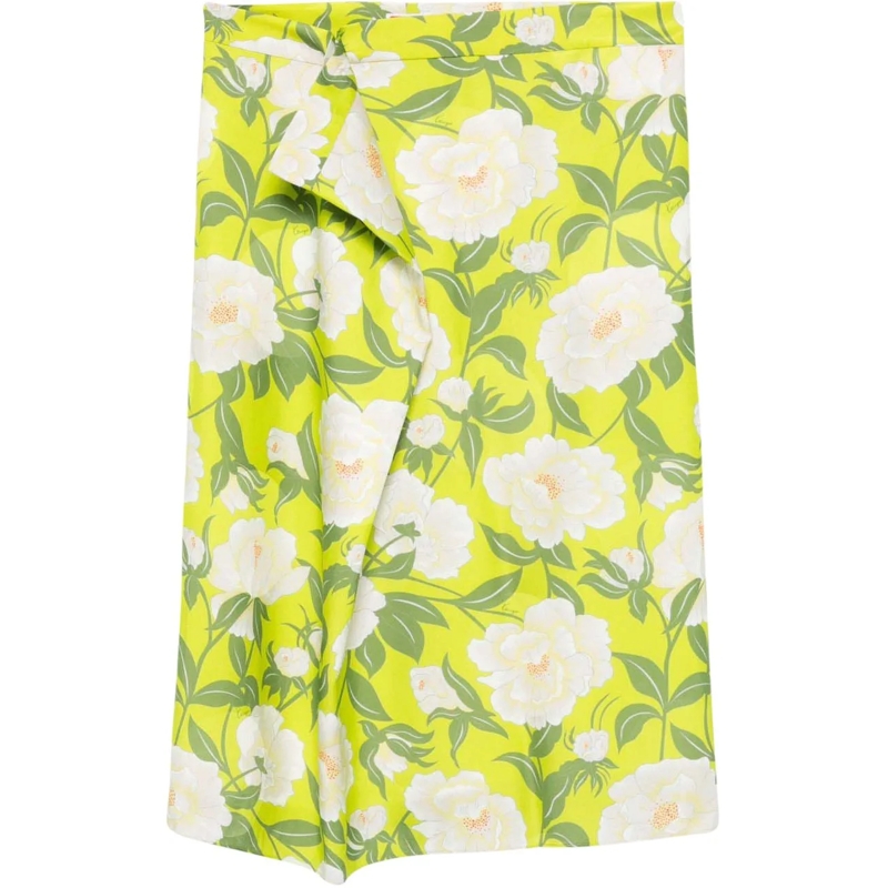 Kenzo Jupe midi Skirts Green grün