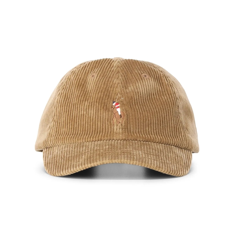 Polo Ralph Lauren Hut Cap aus Cord braun