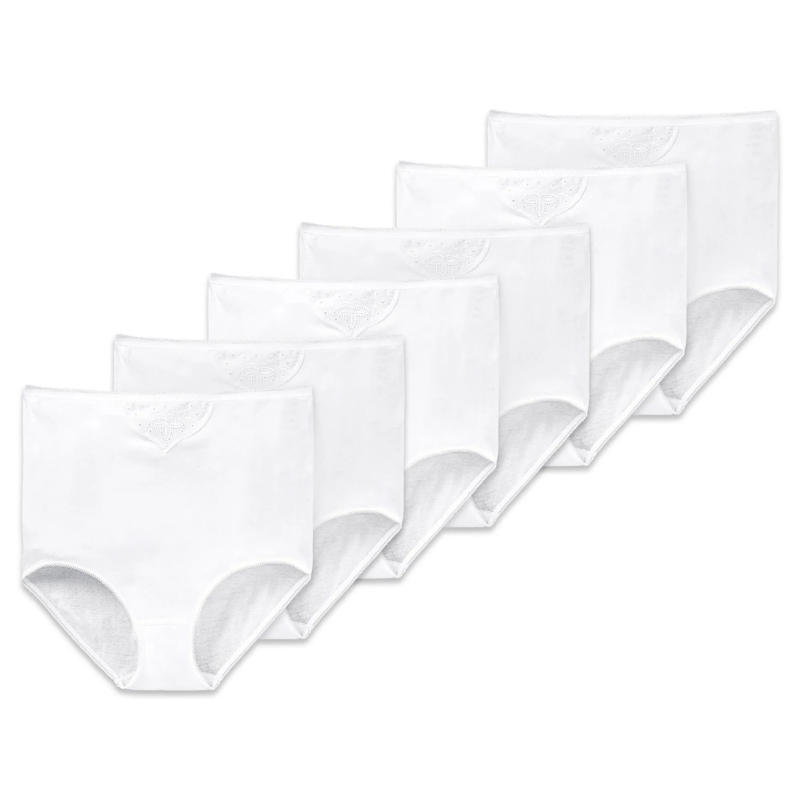 SCHIESSER  Cotton Essentials 6P 6er Pack weiss
