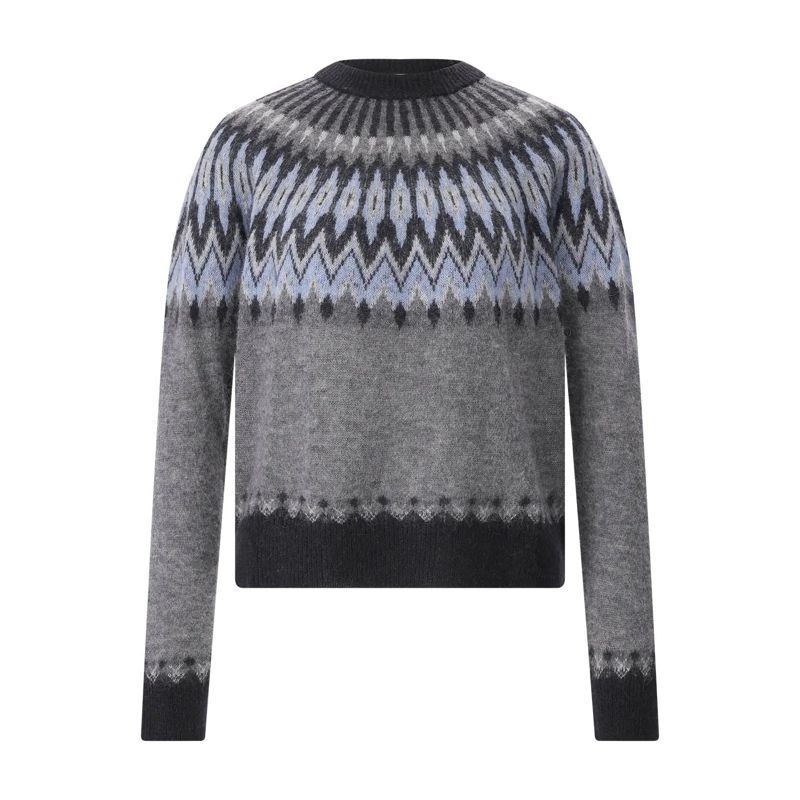 Roberto Collina Pullover Pullover aus Alpakawolle blau(Image 4)