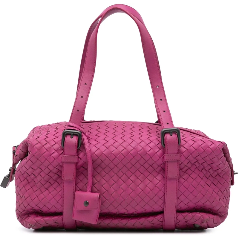 Bottega Veneta Schultertasche Nappa Intrecciato Montaigne Shoulder Bag rose
