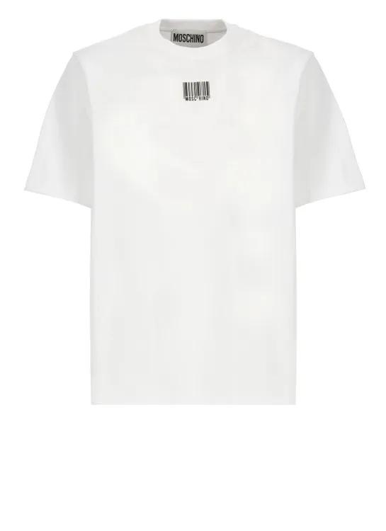 Moschino - Cotton Logoed T-Shirt - Größe XL - weiß