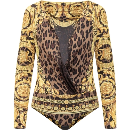 Versace T-shirts BODYSUIT BAROCCO gold