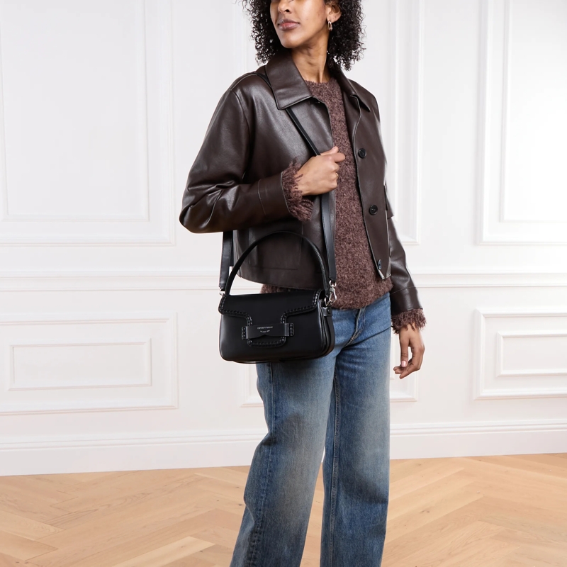 Emporio Armani Schultertasche Tote S Mini Grana Spuntata - Tote S Mini Grana Spu Nero(Image 2)