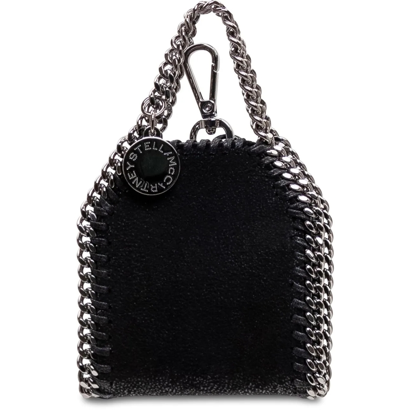 Stella McCartney Handytasche Custodia Falabella per Airpods schwarz
