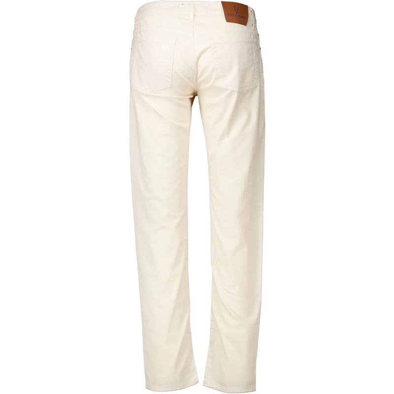 Handpicked Jeans à jambe droite Handpicked Ravello Jeans Ecru C 03357 weiß(Image 3)