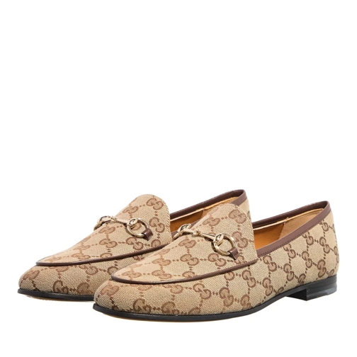 Gucci Moccasin With Horsebit Leather Beige / Ebony Loafer