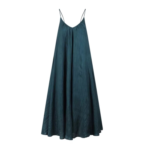 The Rose Ibiza Silk Long Dress Green 