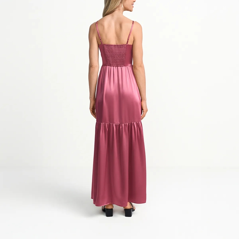 Claire Luise Maxikleid Prairie Kleid rot (Image 4)