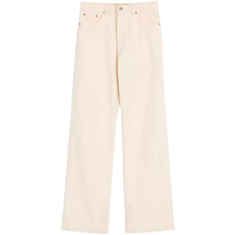 Valentino Garavani Jeans mit geradem Bein Jeans Ivory weiß