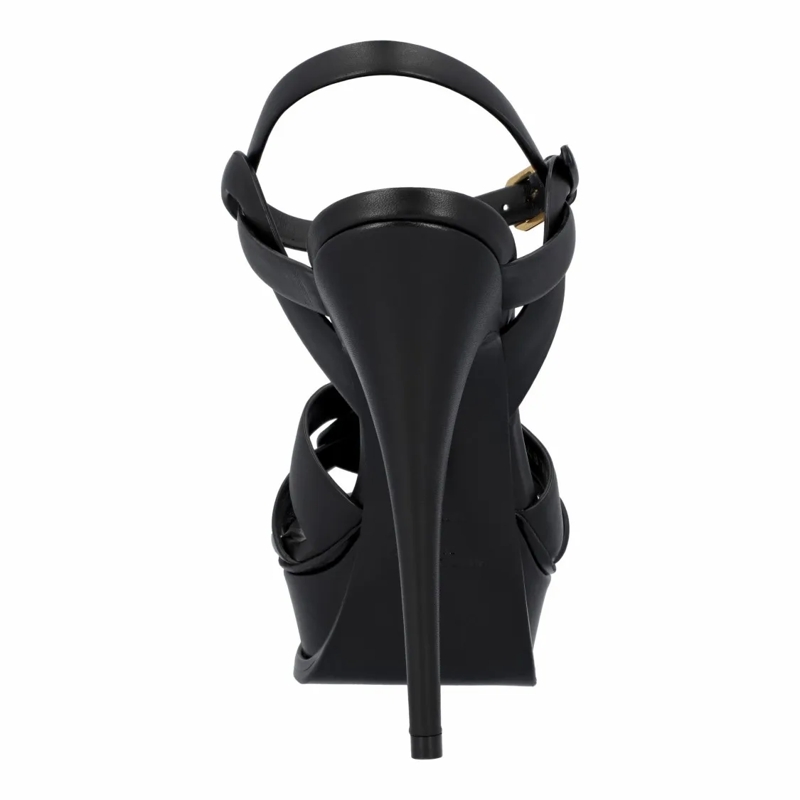 Saint Laurent Sandalen Tribute Platform Sandals Black Black(Image 3)