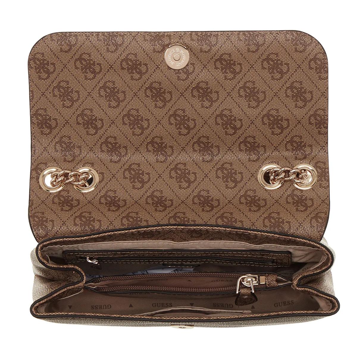 Guess Satchels Eco Erica 2 Comp Satchel in beige