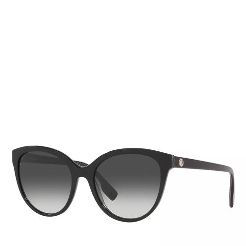 Burberry Sunglasses 0BE4365 Black On Print Tb/Crystal Solglasögon