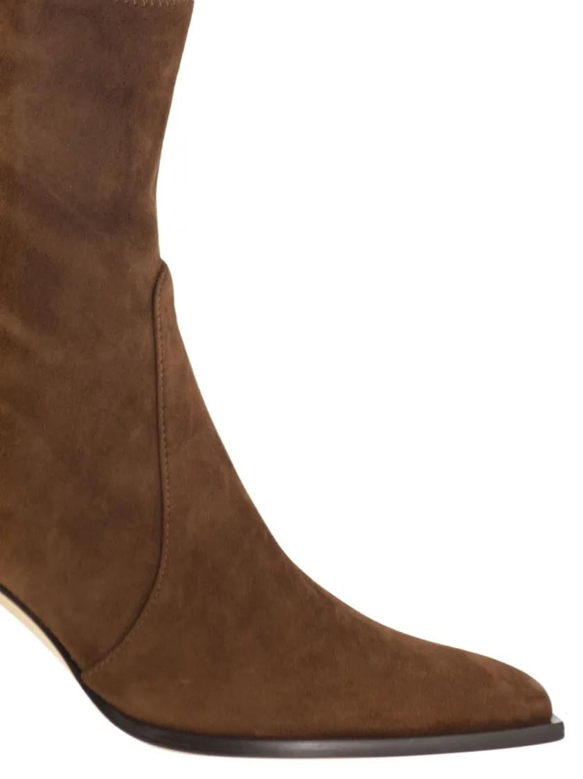 Thumbnail - Stuart Weitzman Stiefel - Jolene - Suede Ankle Boots - Gr. 39,5 (EU) - in Grau - für Damen