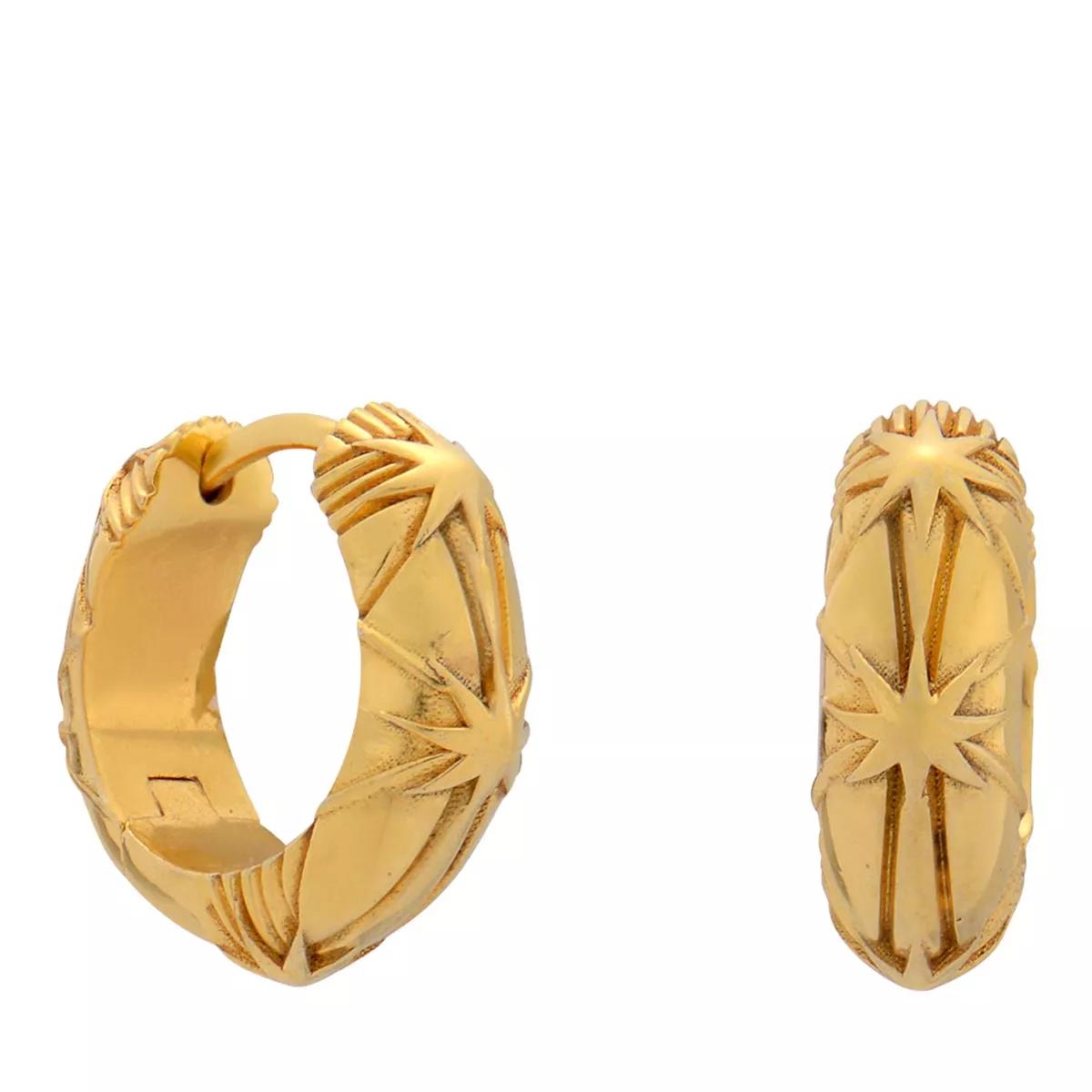 Rachel Jackson London Star Bomb Chubby Hoop Earrings Orecchini a