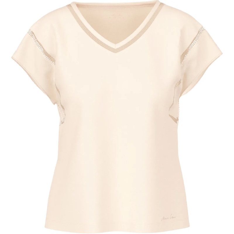 Marc Cain T-Shirt T-Shirt bright ecru