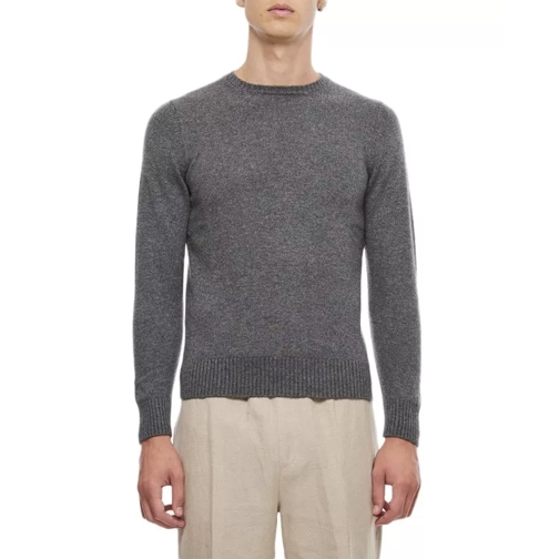 Drumohr Crewneck Cashmere Sweater Grey 