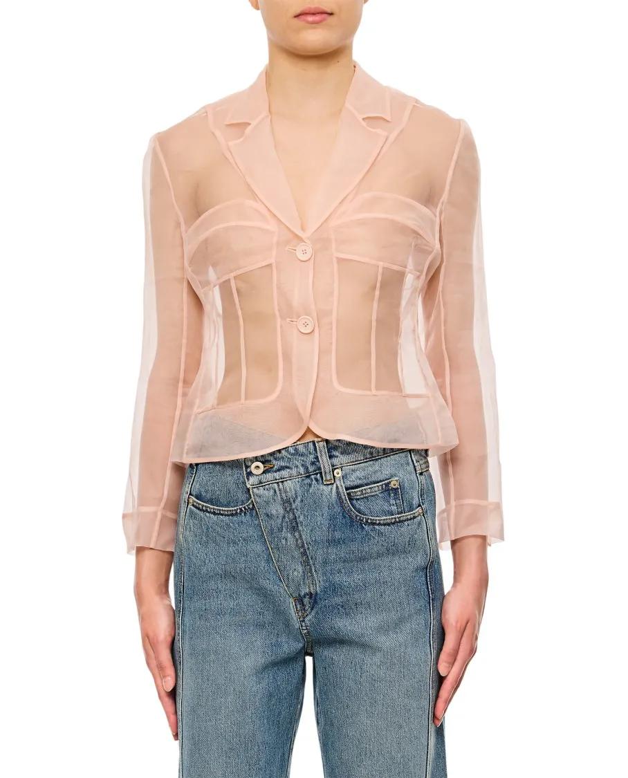 Simone Rocha - Fitted Bust Detail Jacket - Größe 6 - beige