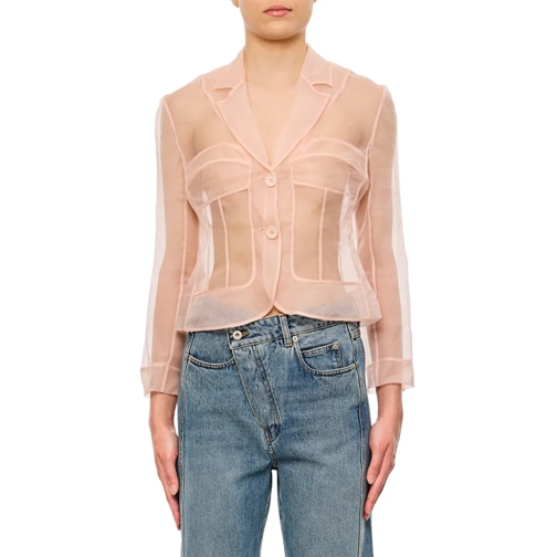 Simone Rocha Veste de transition Fitted Bust Detail Jacket Neutrals