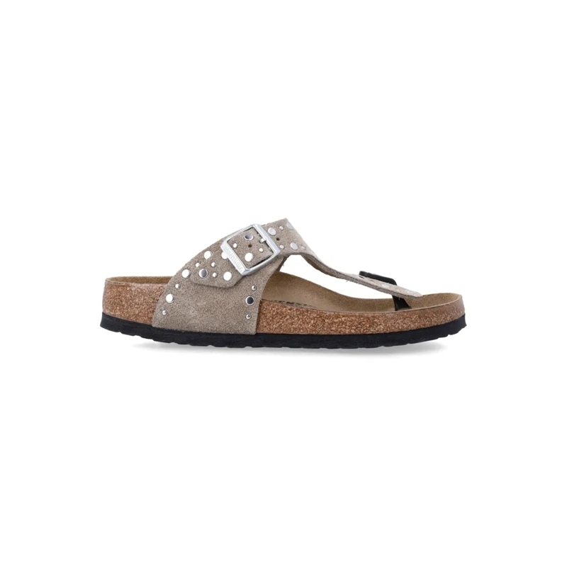 Birkenstock Sandales Gizeh Rivet Border Sandals Brown