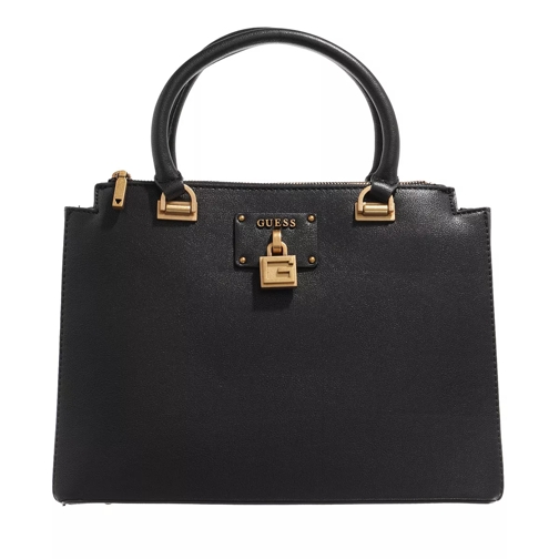 Guess Centre Stage Status Satchel Black Tote