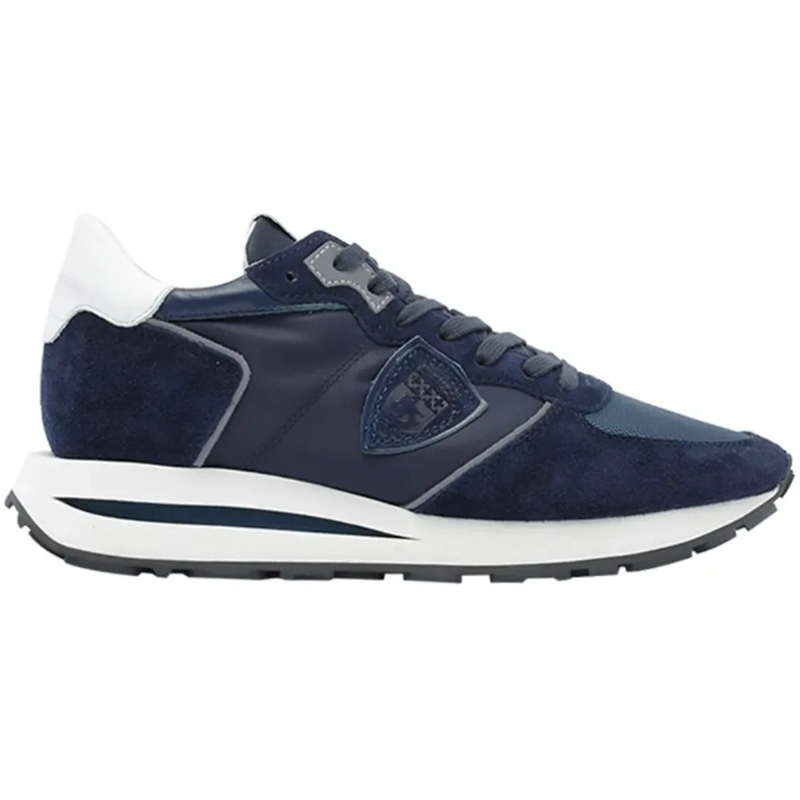 Philippe Model Low-Top-Sneaker Heren Tropez Haute Sneaker Blauw blau