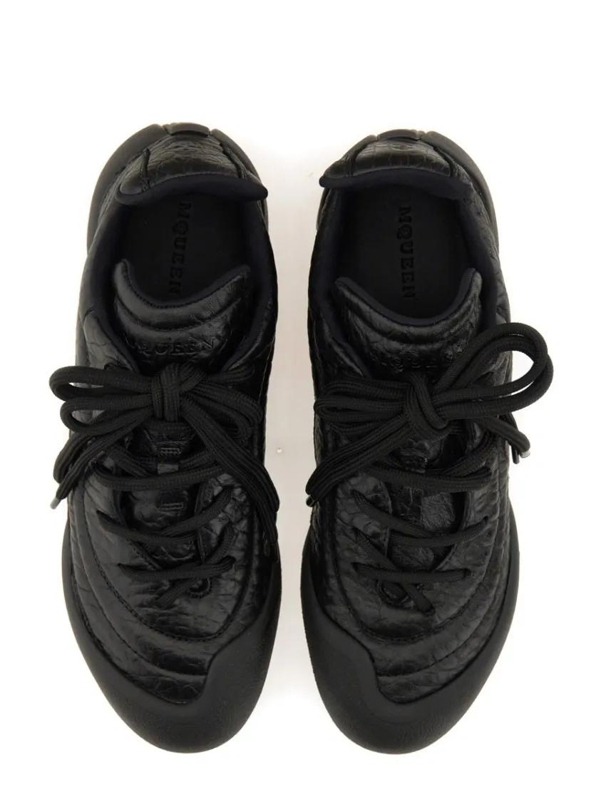 Thumbnail - Alexander McQueen Low-Top Sneaker - "Flexion" Sneaker - Gr. 42 (EU) - in Schwarz - für Damen