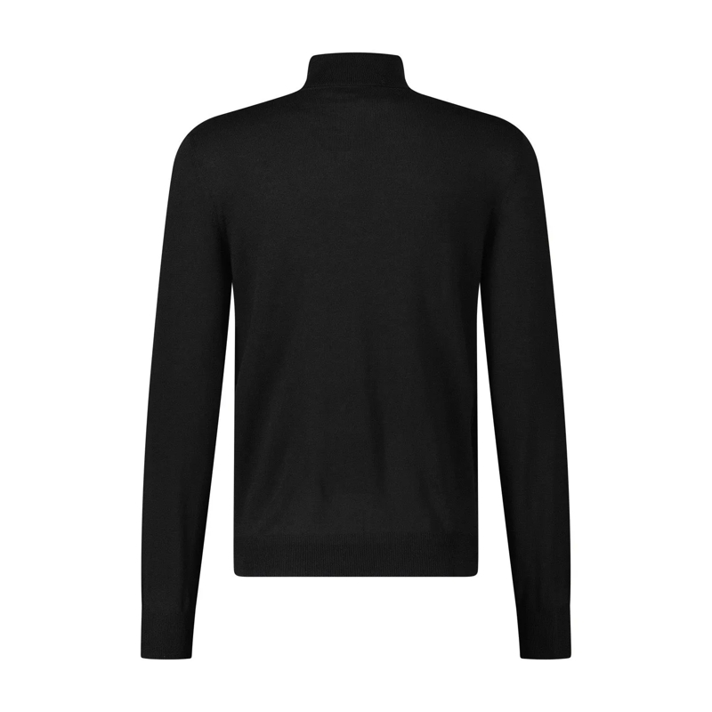 Gran Sasso Pull à col roulé Rollkragenpullover aus Wolle grau(Image 6)