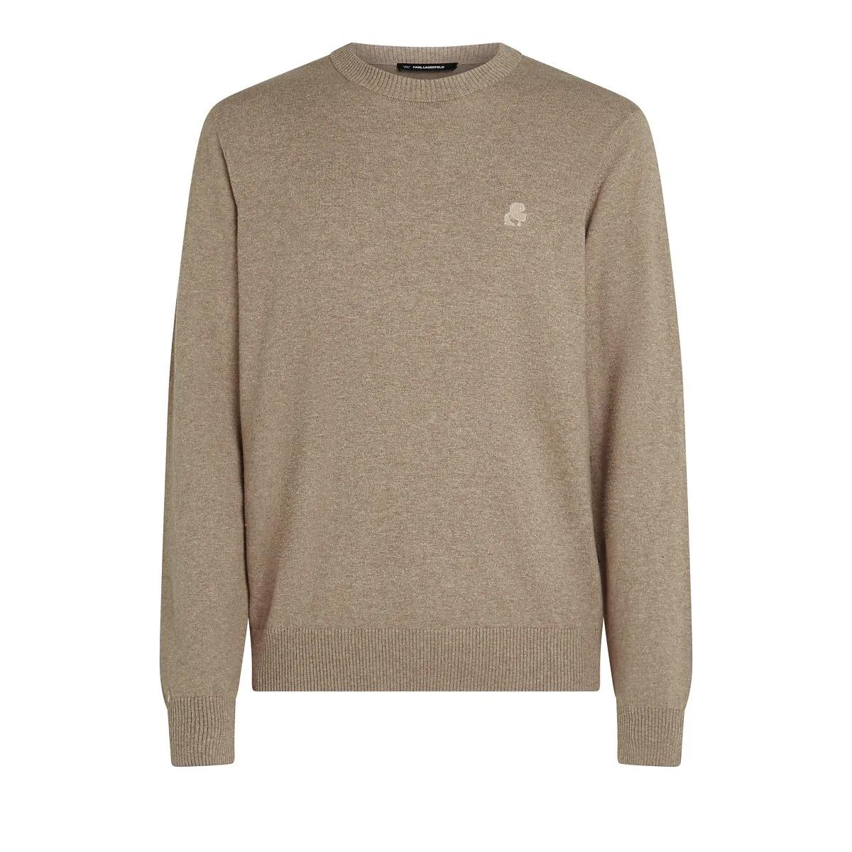 Thumbnail - Karl Lagerfeld - KARL KAMEO PULLOVER - Größe S - beige